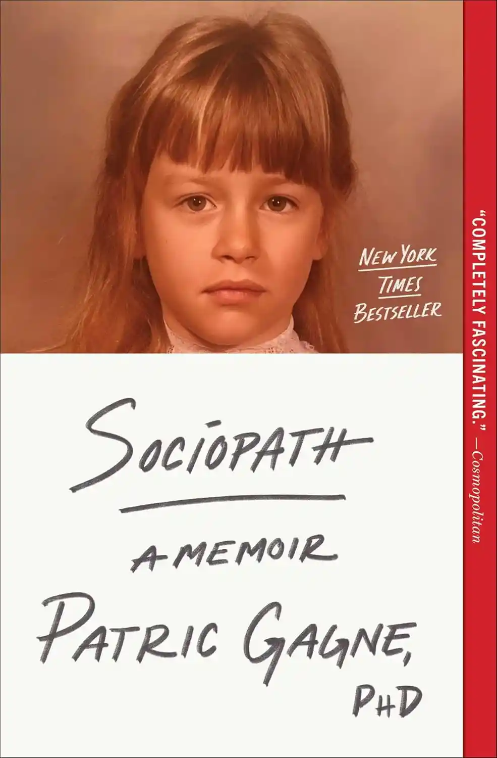 Patric Gagné memoir cover with reading glasses