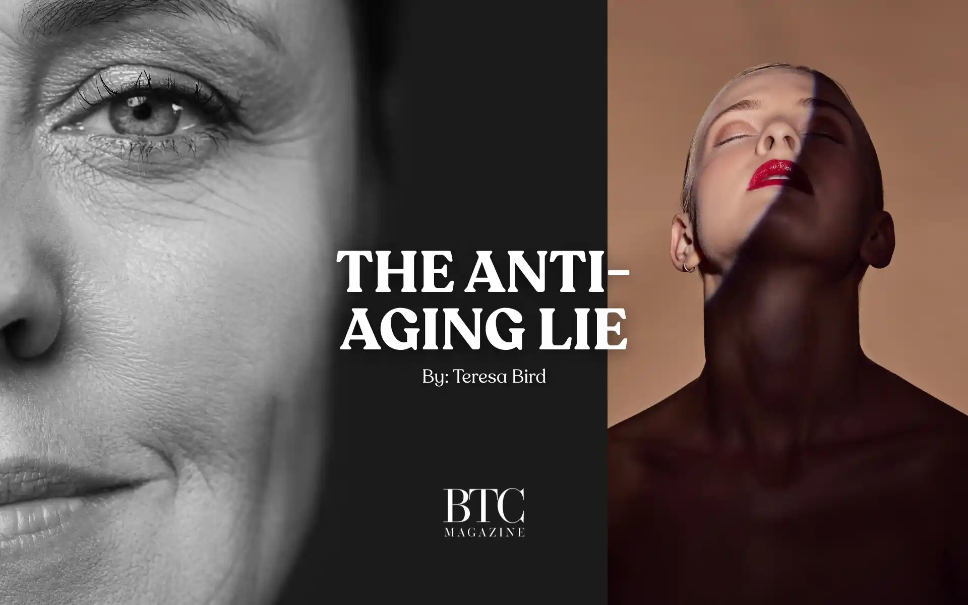 Woman in 50s laugh lines radiant confidence